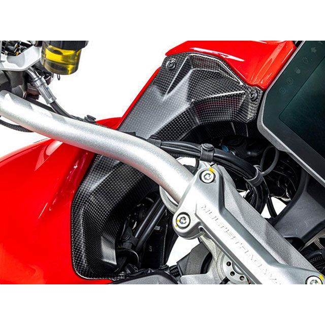 ワンダーリッヒ Multistrada V4 S Multistrada V4 コックピットサイドカバー LH（カーボン） Wunderlich