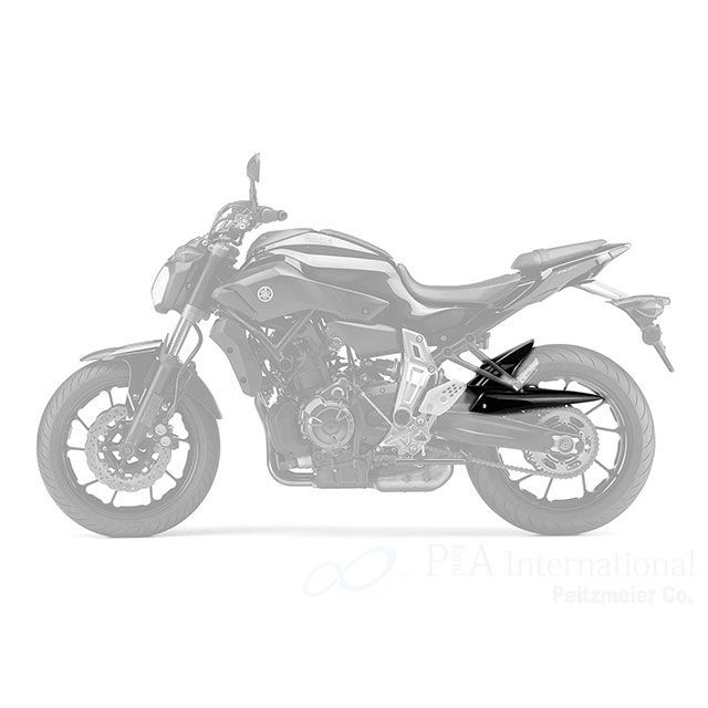 パイツマイヤー MT-07 XSR 700 リアエクステンドフェンダー（グロスブラック） Peitzmeier_1