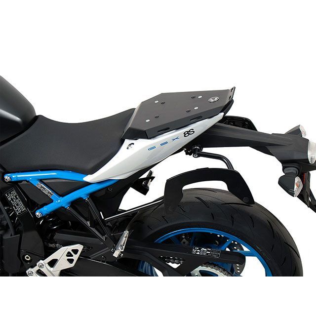 ヘプコ＆ベッカー GSX-8R GSX-8S タンデムシート置換型リアラック「Speedrack EVO」（ブラック） HEPCO＆BECKER