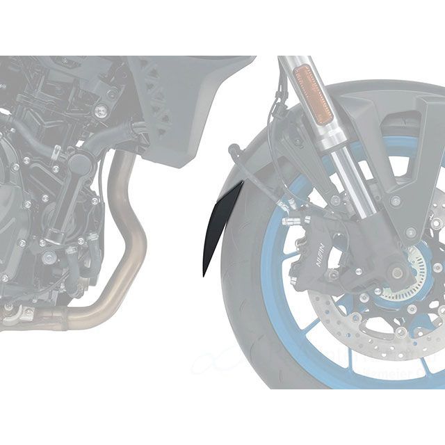 パイツマイヤー GSX-8S フロントエクステンドフェンダー（マットブラック） Peitzmeier バイクの通販は
