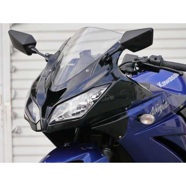 才谷屋ファクトリー Ninja250R 「ZX-6Rレプリカ」アッパーカウル/ストリート 仕様 黒ゲル Saitaniya Factory バイク