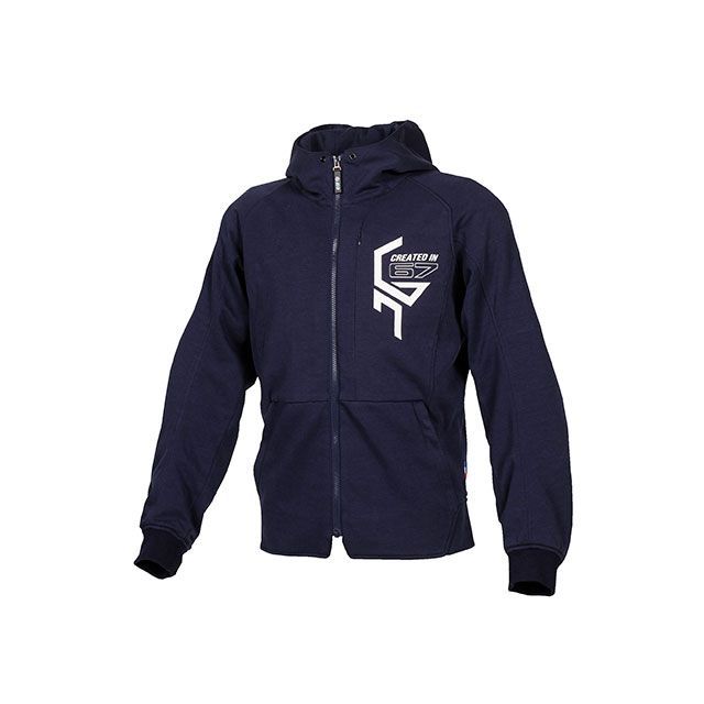 エルフ ライディングウェア 2023-2024秋冬モデル EJ-A112 リベロフーディー（ネイビー） サイズ M elf riding wear