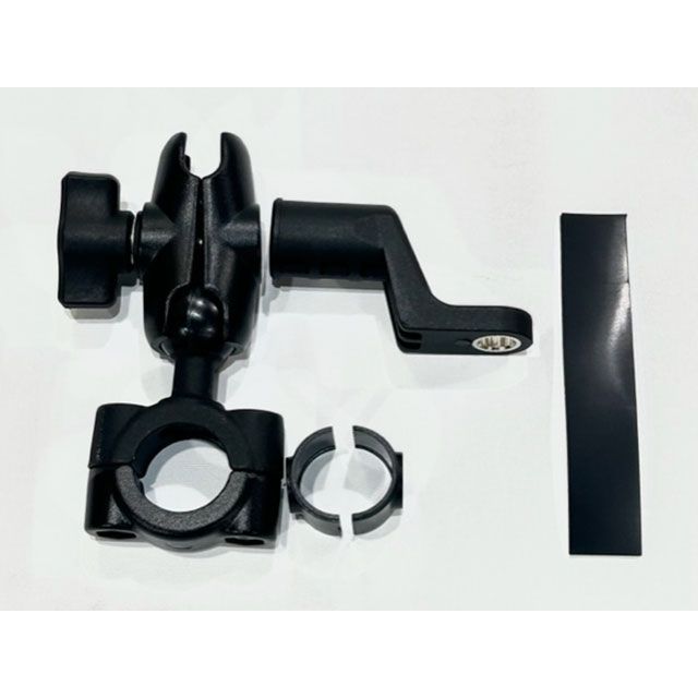 【メーカー直送】スパンキーズ 汎用 オートバイ用スマートホンフォルダー サンバイザー付き 日よけ サンシェード（ブラック） SPUNKYS_3