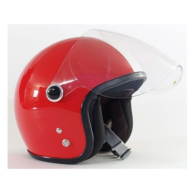 72ジャムジェット キッズヘルメット1本線（赤） 72JAM バイク