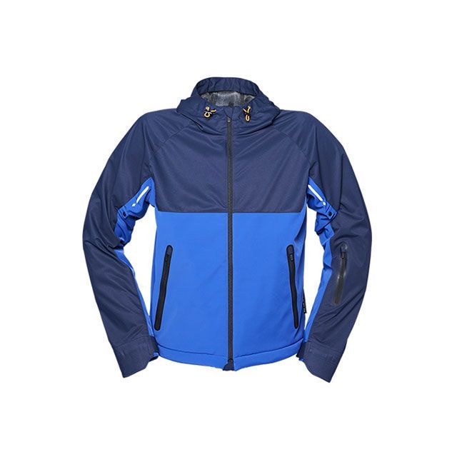 ワイズギア 2023-2024秋冬モデル YAF82-SA ソフトシェルウィンタージャケット（ネイビー/ブルー） サイズ L Y’S GEAR バイクの通販は