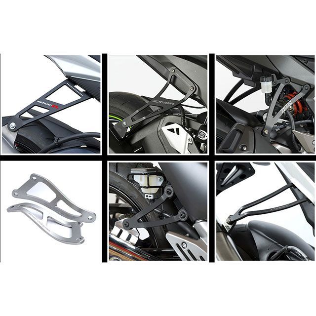 アールアンドジー S1000XR エキゾーストハンガー（シルバー） R&amp;G