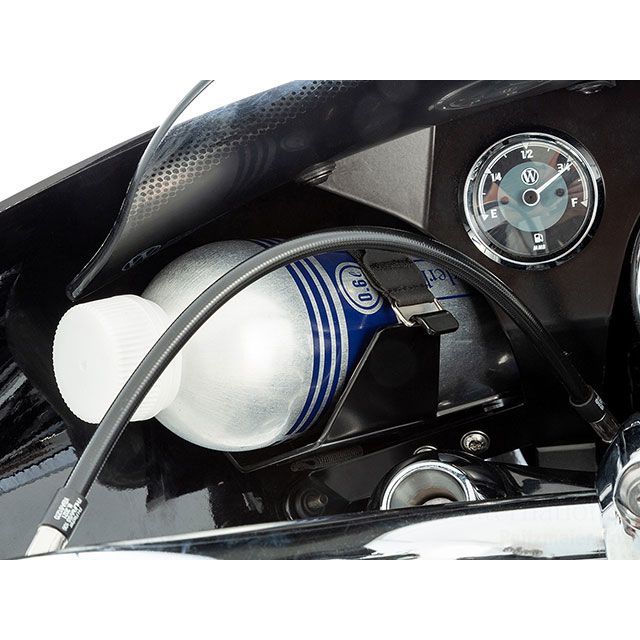 ワンダーリッヒ R18 ボトルホルダー for フロントフェアリング「Highway」（ブラック） Wunderlich