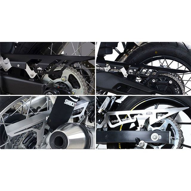 アールアンドジー XL750 Transalp チェーンガード（ブラック） R&amp;G