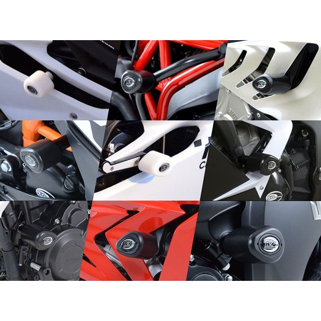 アールアンドジー XL750 Transalp エアロクラッシュプロテクター（ブラック） R&amp;G