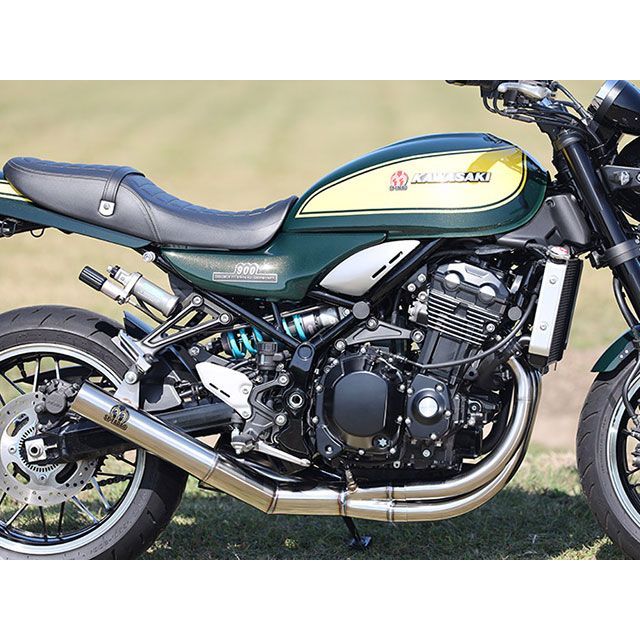 z900rs マフラー　チタンマフラー　 SP TADAO SP忠男のZ900RS用フルエキゾースト POWER BOXにチタンブルーが追加
