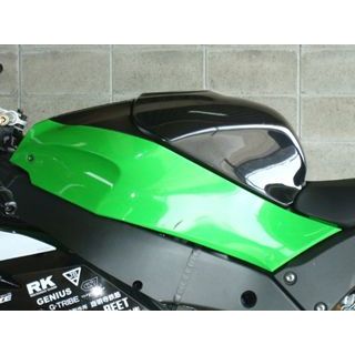 クレバーウルフ ZX-10R タンクパッド（黒FRP） CLEVERWOLF バイク