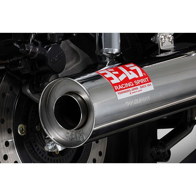 ヨシムラ GB350 Slip-On ストレートサイクロン 政府認証 YOSHIMURAの