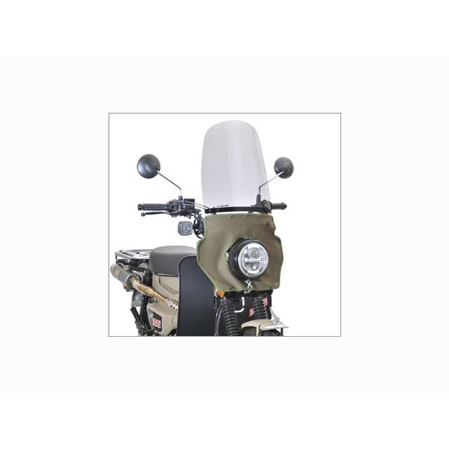 旭風防 CT125ハンターカブ ロング風防 カーキタレ CT125（クリア） AF