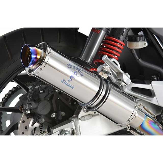 アールズギア CB400SB CB400SF ワイバンクラシックR シングル（チタンポリッシュ） R’s GEAR