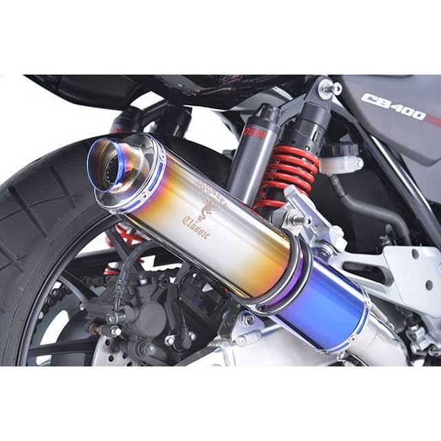 アールズギア CB400SB CB400SF ワイバンクラシック スリップオン（チタンドラッグブルー） R’s GEAR バイク