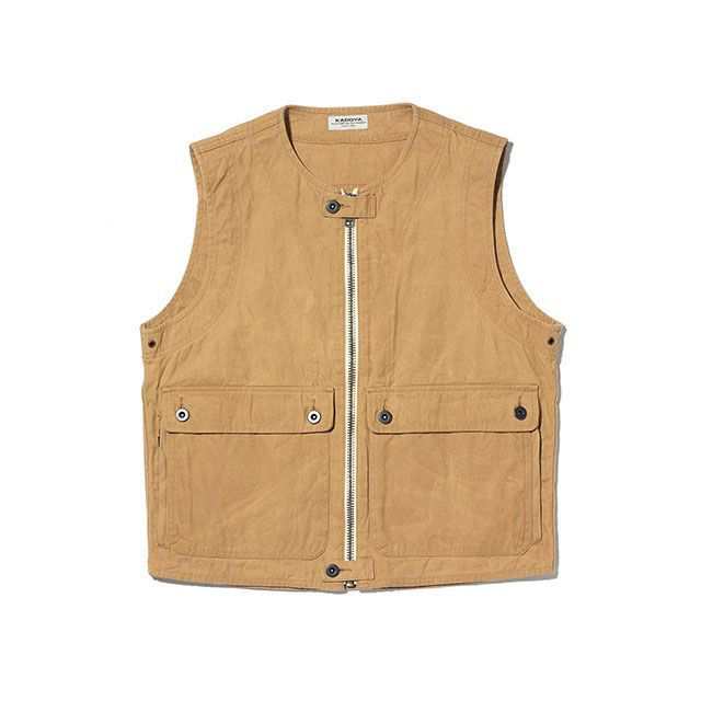 カドヤ ALTER KEIS RIDERS WORK VEST（ベージュ） サイズ LL KADOYA バイク