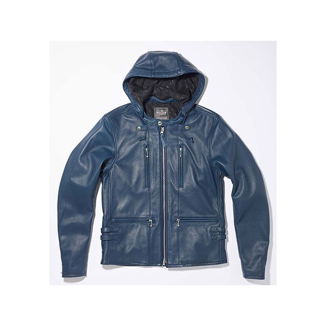 カドヤ K’S LEATHER＆K’S PRODUCT EURO CAPP-2（ブルーグレー） サイズ L KADOYA バイクの通販は