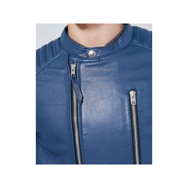 カドヤ] ジャケット FENNEL-2 メンズ ブルーグレイ カドヤ革ジャン普段着