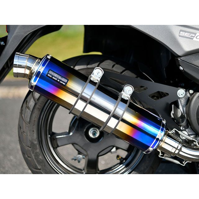 ビームス バーグマンストリート125EX R-EVO ヒートチタン 政府認証 BEAMS_3