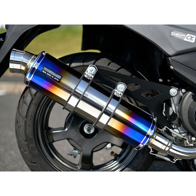 ビームス バーグマンストリート125EX R-EVO ヒートチタン 政府認証 BEAMS_4