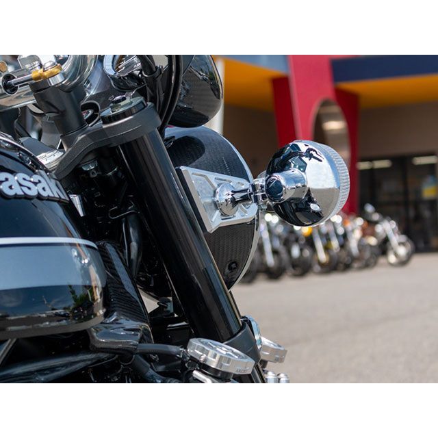 アーキ Z900RS ハニカムライトステーカバー（汎用ウインカー対応） カラー シャイニングシルバー ARCHI_15