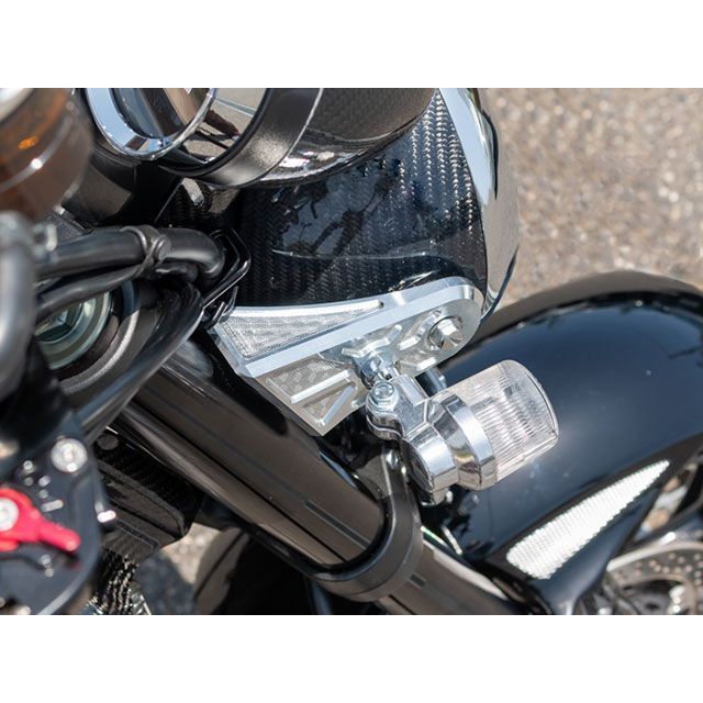 アーキ Z900RS ハニカムライトステーカバー（汎用ウインカー対応） カラー シャイニングシルバー ARCHI_8