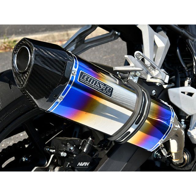 BMS CBR250RR CORSA-EVOII スリップオン ヒートチタン 政府認証 BMS