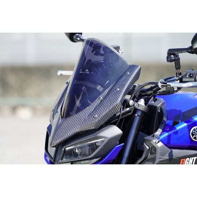 才谷屋ファクトリー MT-09/SP フロントバイザーカウル 仕様 カーボン平織/クリアースクリーン Saitaniya Factory バイクの通販は