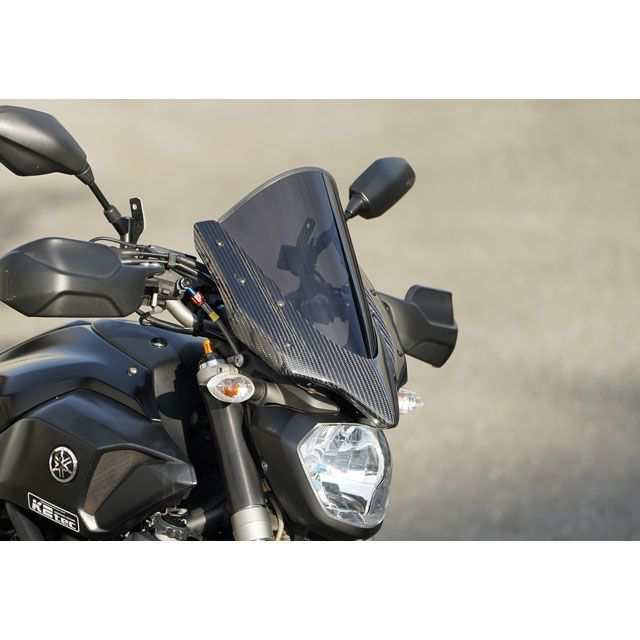 才谷屋ファクトリー MT-07 フロントバイザーカウルver2 仕様 カーボン綾織/クリアースクリーン Saitaniya Factory バイクの通販は