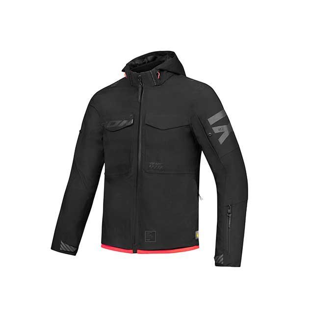 IXON ジャケット M-PARK WP A（ブラック/ブライトレッド） サイズ L