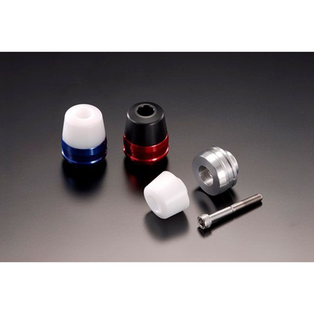 アグラス GB350 GB350S 2ピースバーエンド 23- アルミベースカラー ブルー ジュラコン（R）カラー ホワイト AGRAS バイクの通販は 6,332円