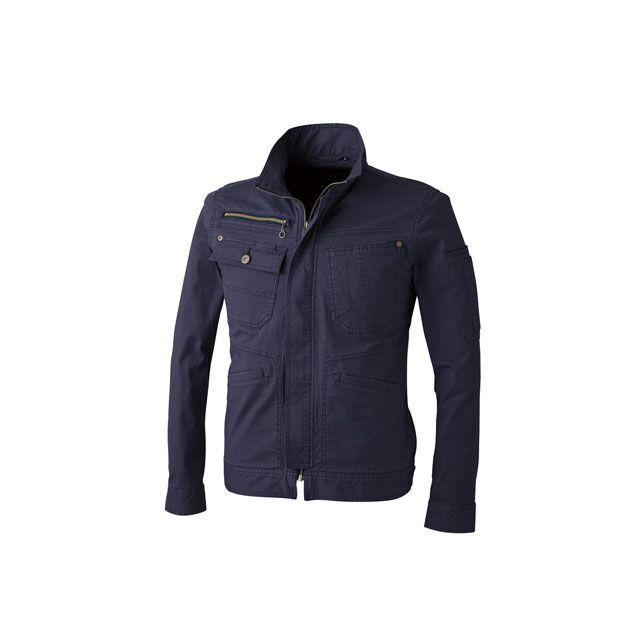 中国産業 DOG 8057-819 長袖ジャケット（紺黒） サイズ M chusan バイクの通販は