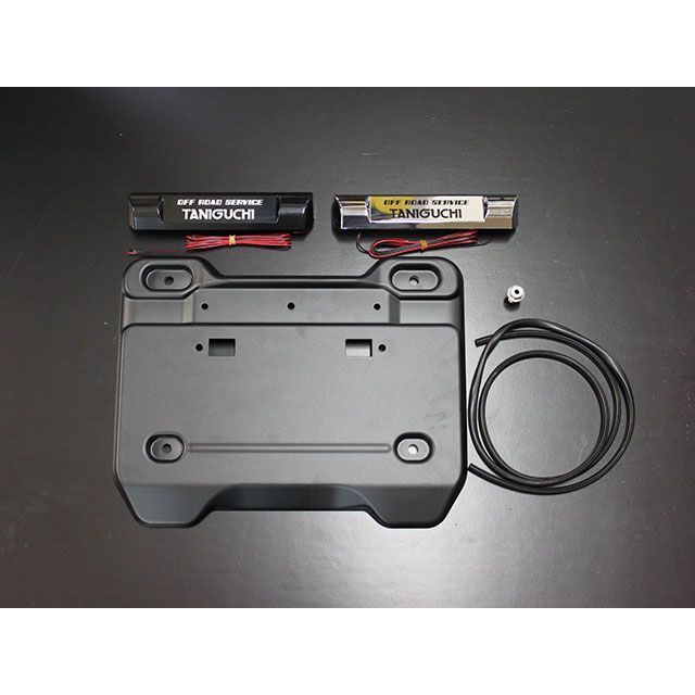 オフロードサービスタニグチ バックドアライセンスガーニッシュ（メッキLEDライセンスランプset） ORS TANIGUCHI