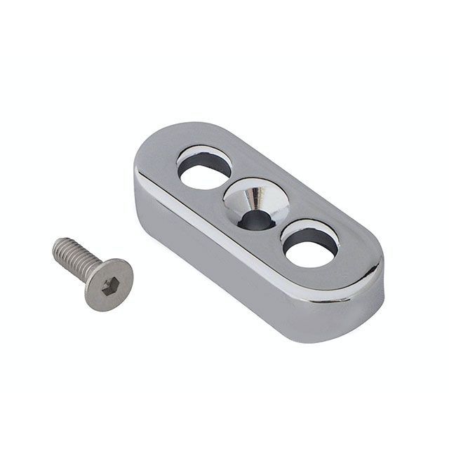 ネオファクトリー 汎用 2ホール ミニスイッチケース（クローム