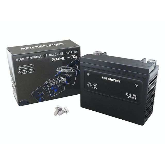 ネオファクトリー ハイパフォーマンスバッテリー 24HL-BS Neofactory バイクの通販は