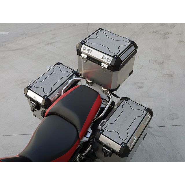 アエラ R1200/1250GS冒険 BMW R1200/1250GSA用 いの一番入れもの用パッド仕かける（薄墨色×黒いこと） AELLA