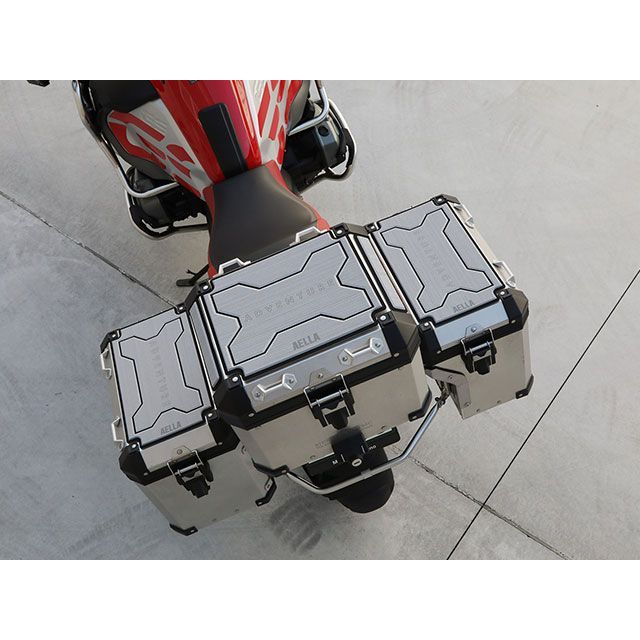 アエラ R1200/1250GS冒険 BMW R1200/1250GSA用 いの一番入れもの用パッド仕かける（薄墨色×黒いこと） AELLA