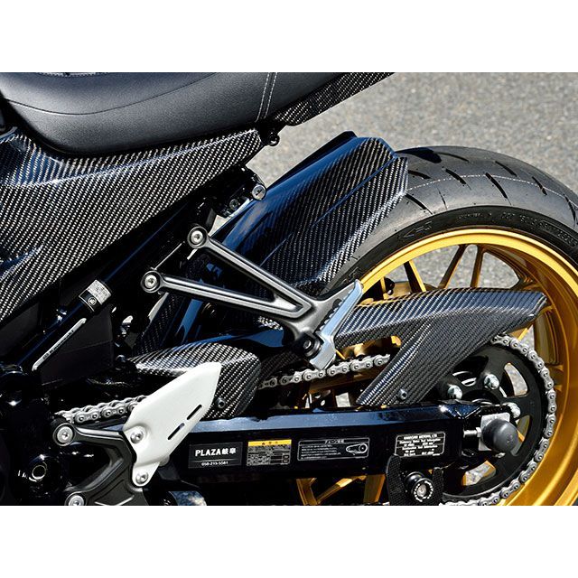 カワサキZX-12R用 マジカルレーシング リアフェンダー綾織カーボン製