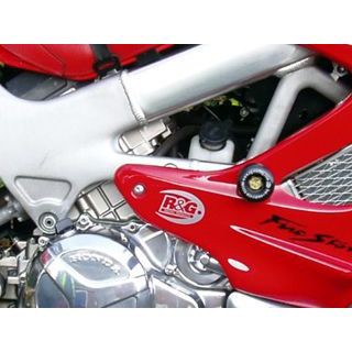 アールアンドジー VTR1000 Firestorm クラッシュプロテクター カラー ホワイト R&G バイクの通販は 21,565円