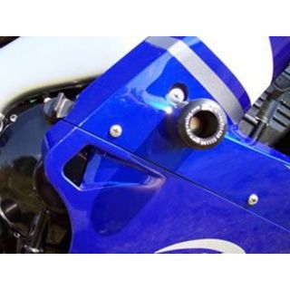 アールアンドジー YZF-R1 クラッシュプロテクター カラー ホワイト R&amp;G