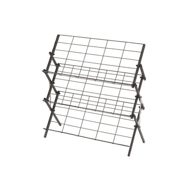 東谷 MIP-68DGY フォールディングシューズラック（ダークグレー） Azumaya 日用品の通販は 6,986円