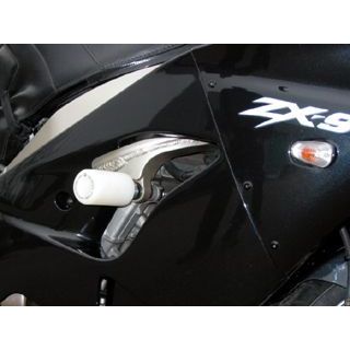 アールアンドジー ZX-9R F クラッシュプロテクター カラー ホワイト R&G