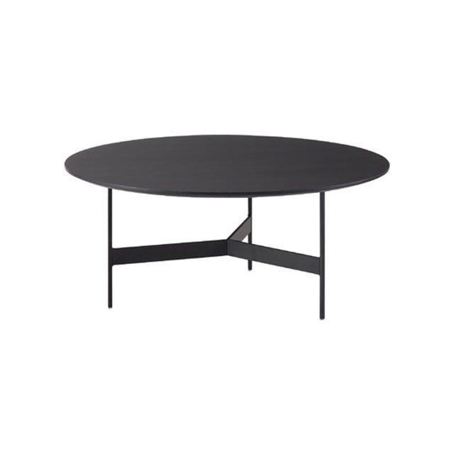 【メーカー直送】東谷 HIT-233BK ラウンドテーブル（ブラック） Azumaya 日用品の通販は