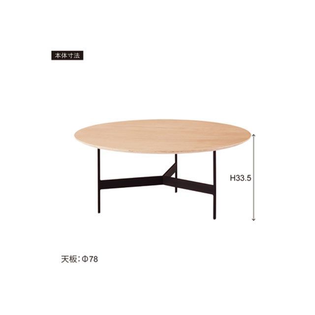 【メーカー直送】東谷 HIT-233BK ラウンドテーブル（ブラック） Azumaya_2