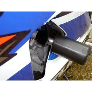 アールアンドジー GSX-R1000 クラッシュプロテクター カラー ホワイト R&amp;G