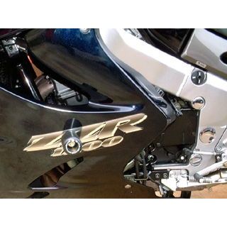 アールアンドジー ZZR1100 ZZR1200 クラッシュプロテクター カラー ブラック R&amp;G