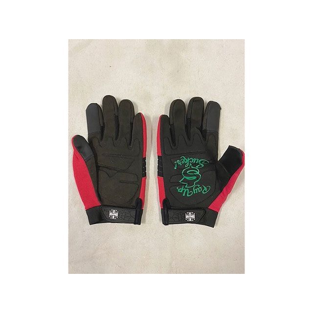 WEST COAST CHOPPERS グローブ Lサイズ ブラック×レッド 手袋 バイカー