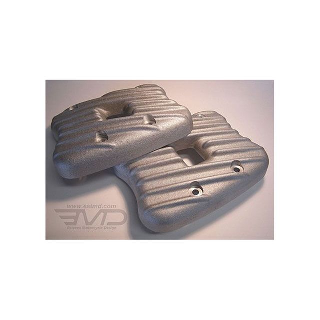 部品屋K&W スポーツスター EMD製 1989-2003 スポーツスター エボ用 Ribsters ロッカーボックスカバー（ロウ） K&W 62,031円