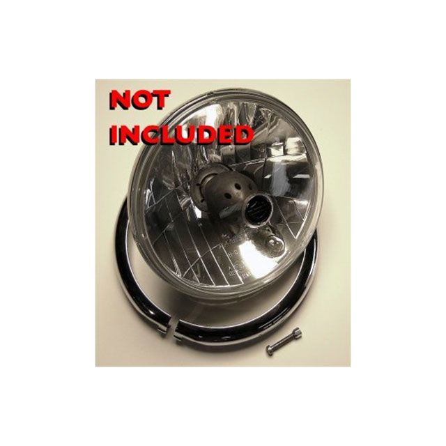 部品屋K&W スポーツスター EMD製 OEM 5-3/4インチ用 VituminA ヘッドライトカバー（ロウ） K&W_3