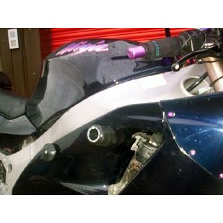 アールアンドジー ZXR750 クラッシュプロテクター（ブラック） R&amp;G